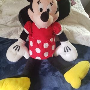 Disney Minnie Mouse Plush Toy - Black, Red, White, Yellow